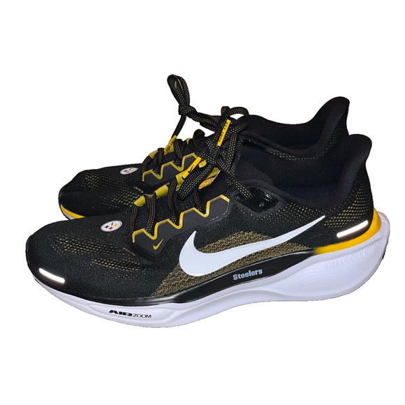 Pittsburgh Steelers Team Issued Nike Air Pegasus 41 Run in Style Sz 9.5 - Picture 9 of 16